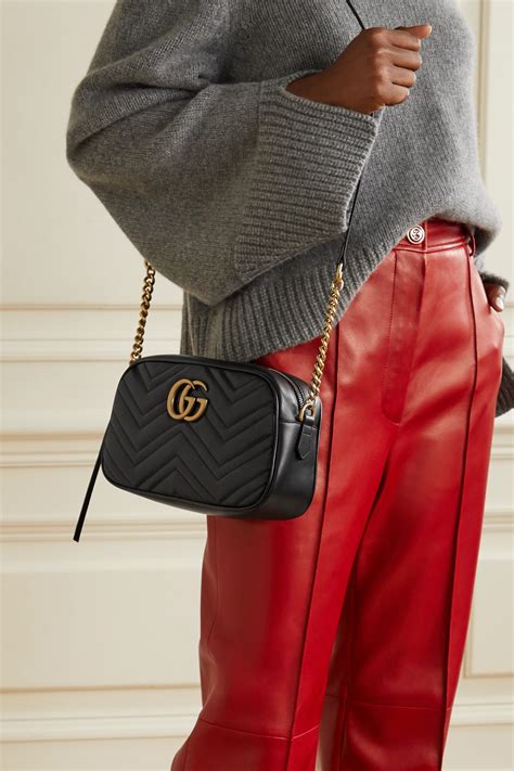 gucci marmont belt bag dimensions|gucci marmont small shoulder bag.